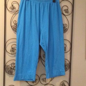 Fresh Produce Pants Jersey Capris Marina Blue XXL